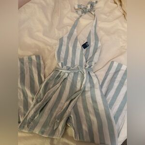 Abercrombie & Fitch Striped Jumpsuit